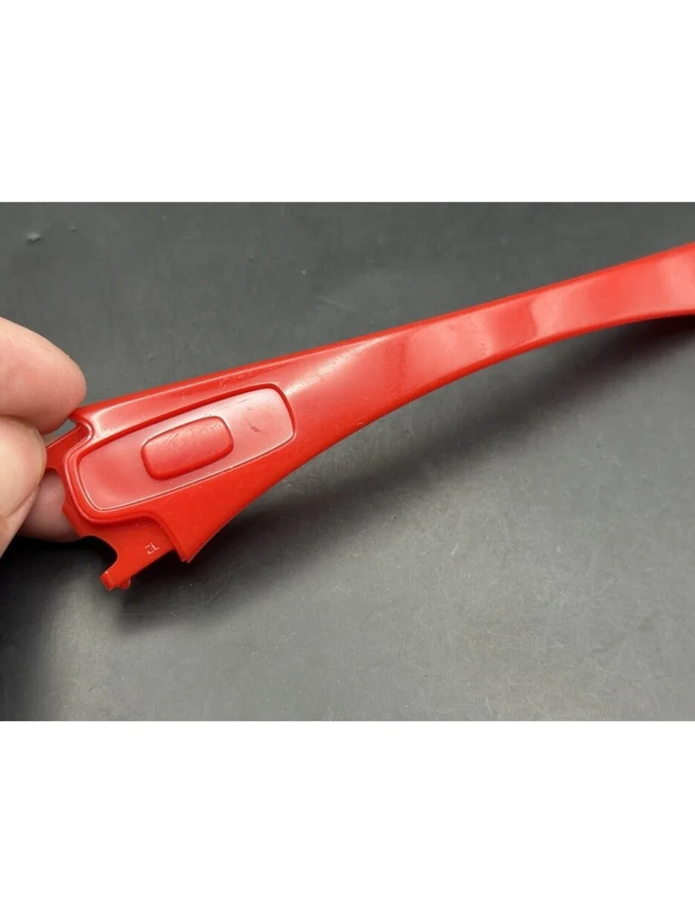 Oakley Antix Polished Bright Red OEM Left Replacement Arm (No Icon)